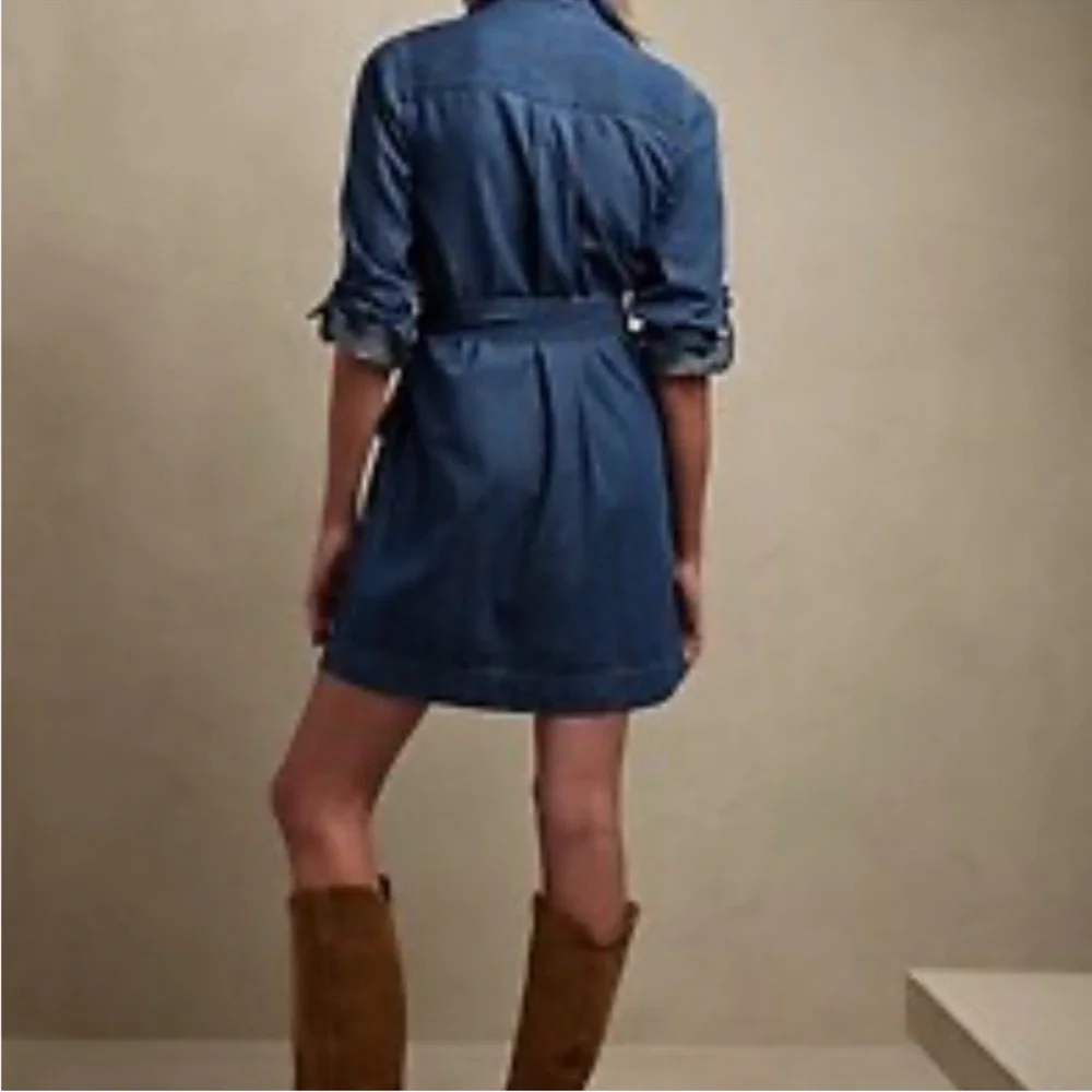 Banana Republic Heritage Expedition shirt dress woman’s size XL - Picture 2 of 5